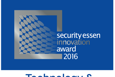 2nd place in the Security Innovation Award at Security Essen 2016